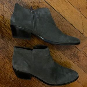 Sam Edelman Petty Ankle Boot, Gray Suede